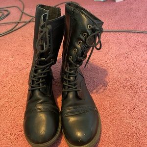 Black Combat Boots